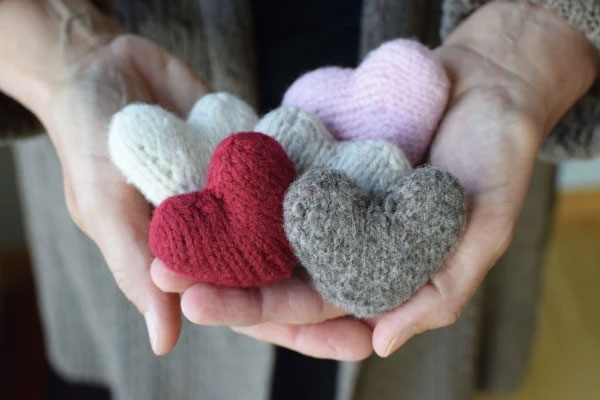 Free Little Hearts Knitting Pattern